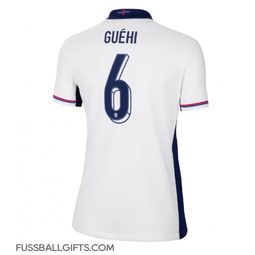 England Marc Guehi #6 Fußballbekleidung Heimtrikot Damen EM 2024 Kurzarm